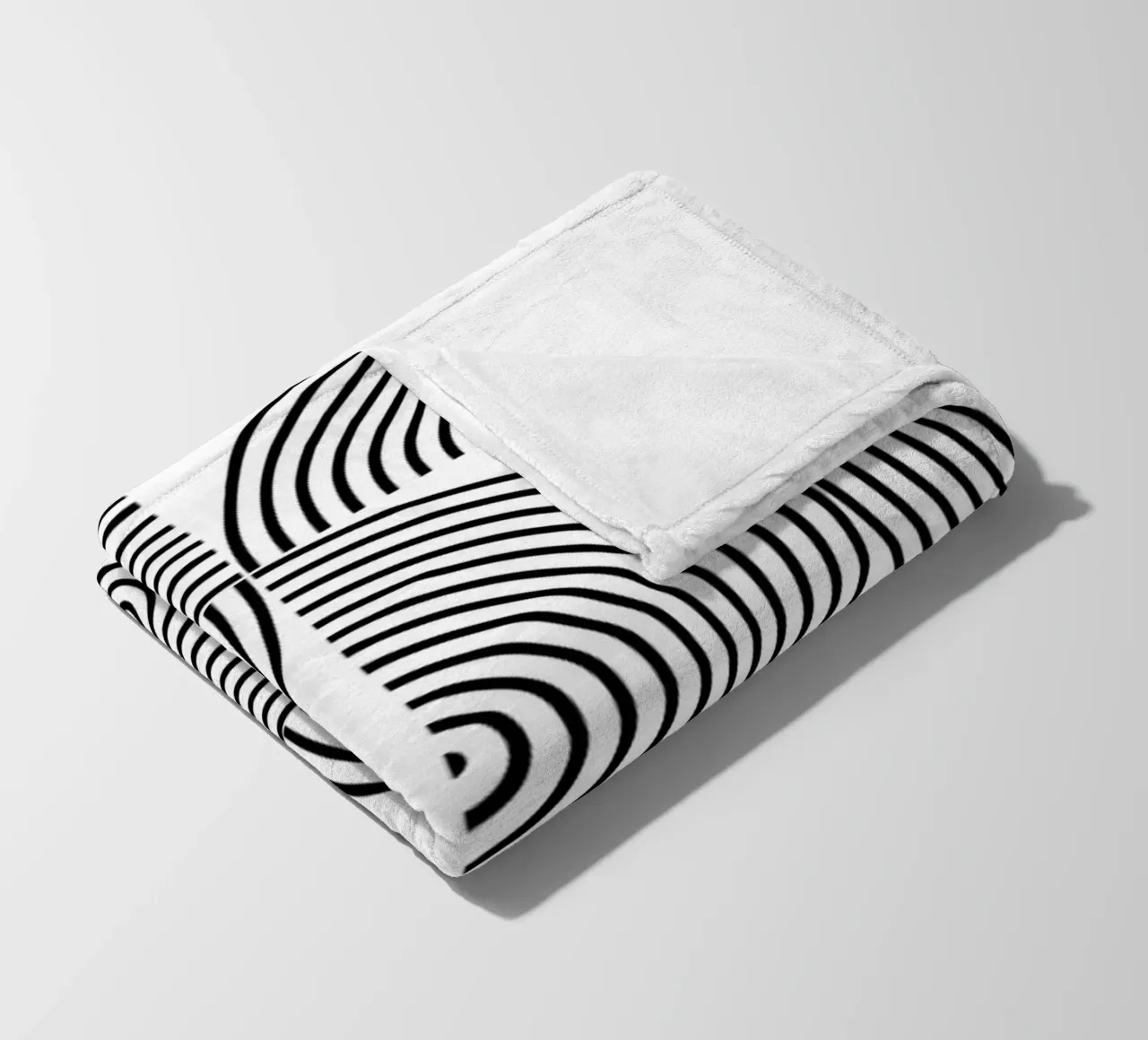 Bauhaus Geometric Circles B&W Abstract 1919 fleece blanket by NorwesClub