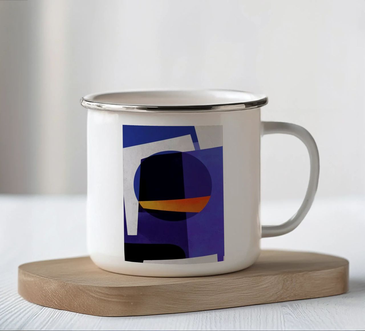 When In Blue 3 tazza in smalto da LeDieg