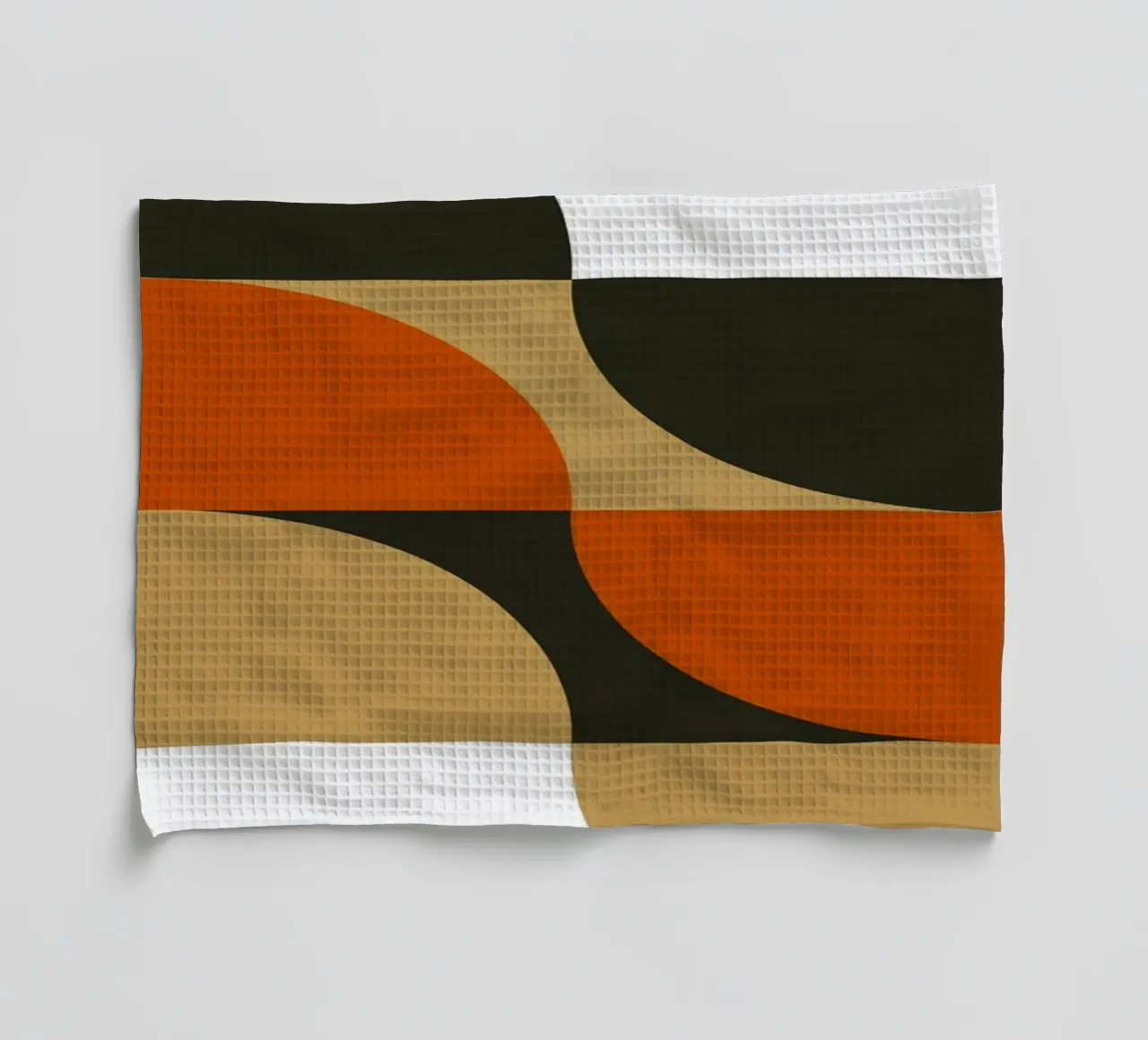 Mostra Bauhaus 1923 Cerchi geometrici di colore canovaccio da cucina da NorwesClub