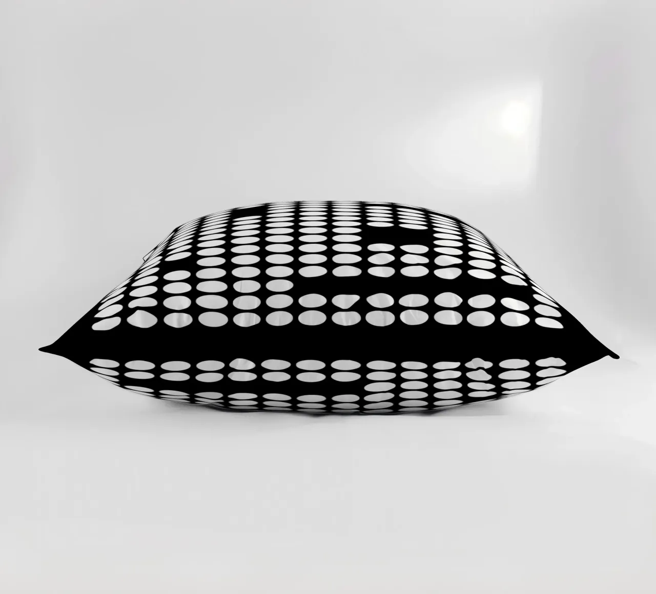 Bauhaus Geometric Circles B&W Abstract 1919 decorative cushion by NorwesClub