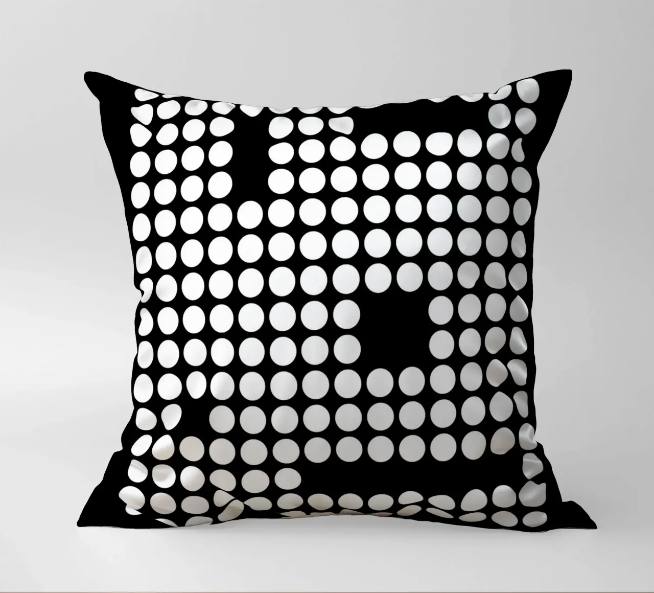 Bauhaus Geometric Circles B&W Abstract 1919 decorative cushion by NorwesClub