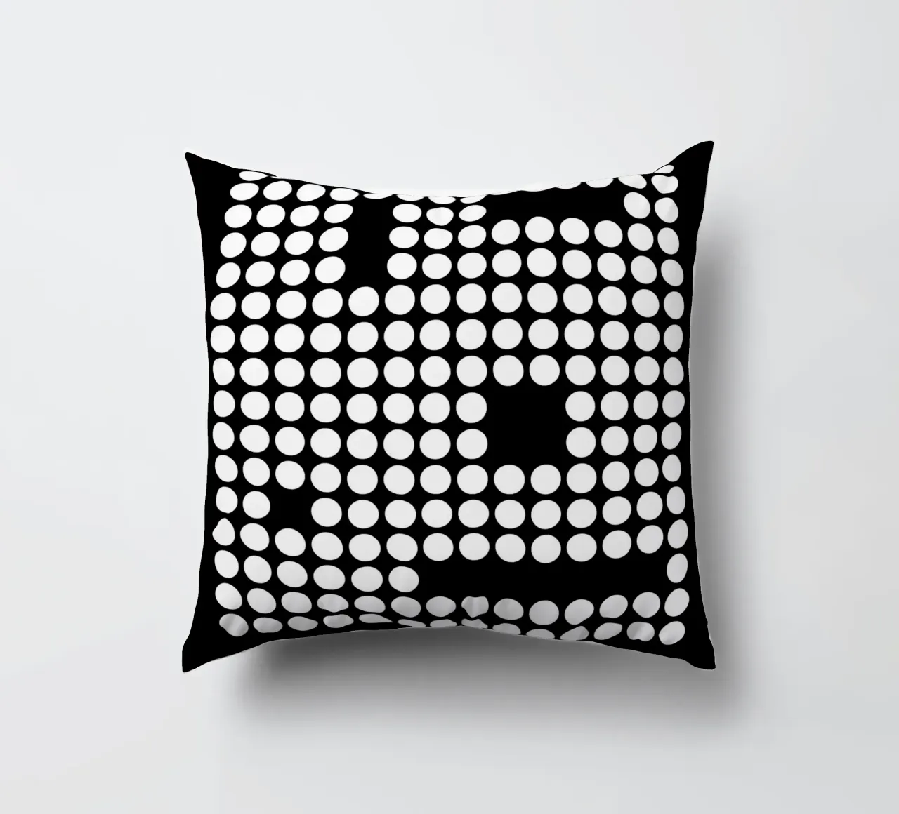 Bauhaus Geometric Circles B&W Abstract 1919 decorative cushion by NorwesClub