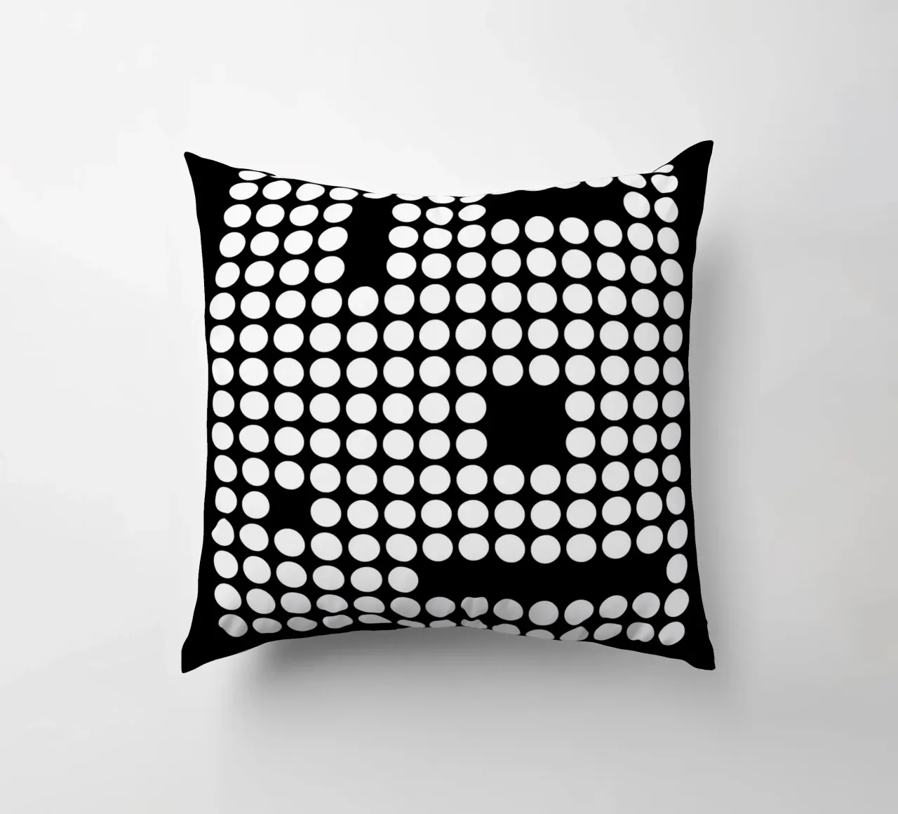 Bauhaus Geometric Circles B&W Abstract 1919 decorative cushion by NorwesClub