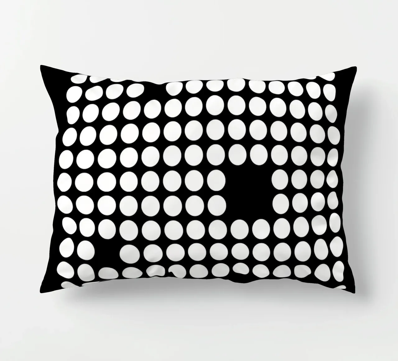 Bauhaus Geometric Circles B&W Abstract 1919 decorative cushion by NorwesClub