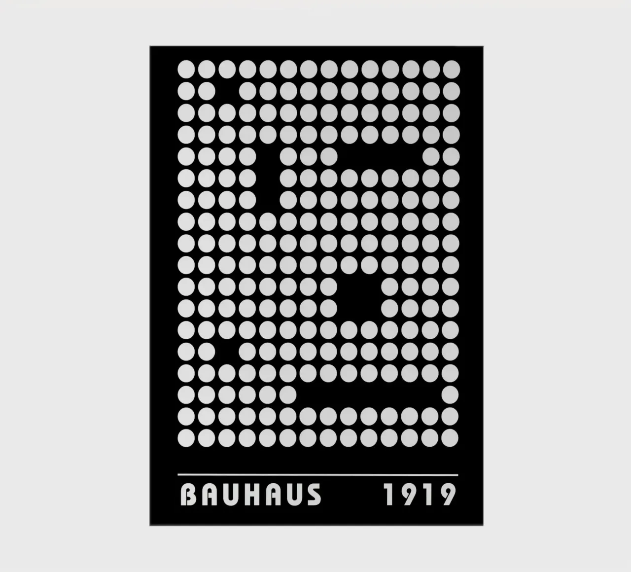 Bauhaus Geometric Circles B&W Abstract 1919 notebook by NorwesClub