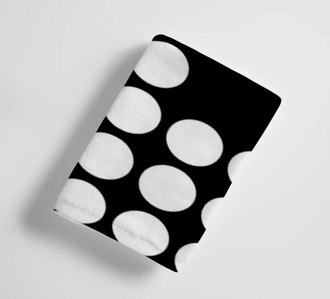Bauhaus Geometrische cirkels B&W Abstract 1919 badhanddoek van NorwesClub