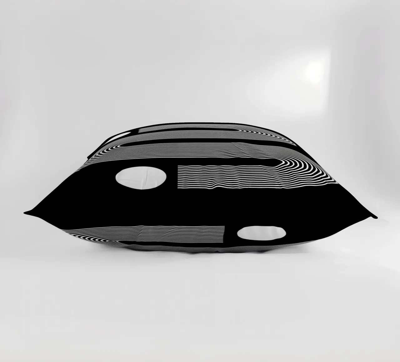 Bauhaus Cerchi geometrici B&N Astratto 1919 cuscino da NorwesClub