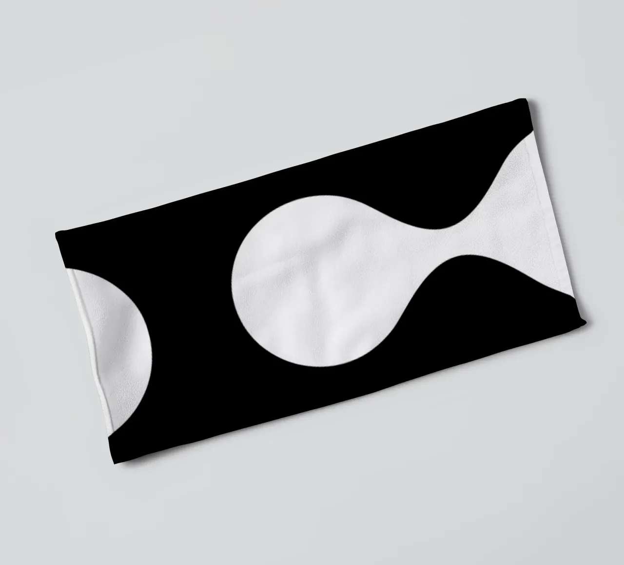 Bauhaus Exhibition 1923 Geometric Red Black towel by NorwesClub
