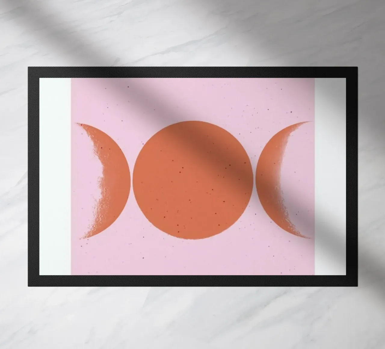 Orange Moon deurmat van daylight design studio