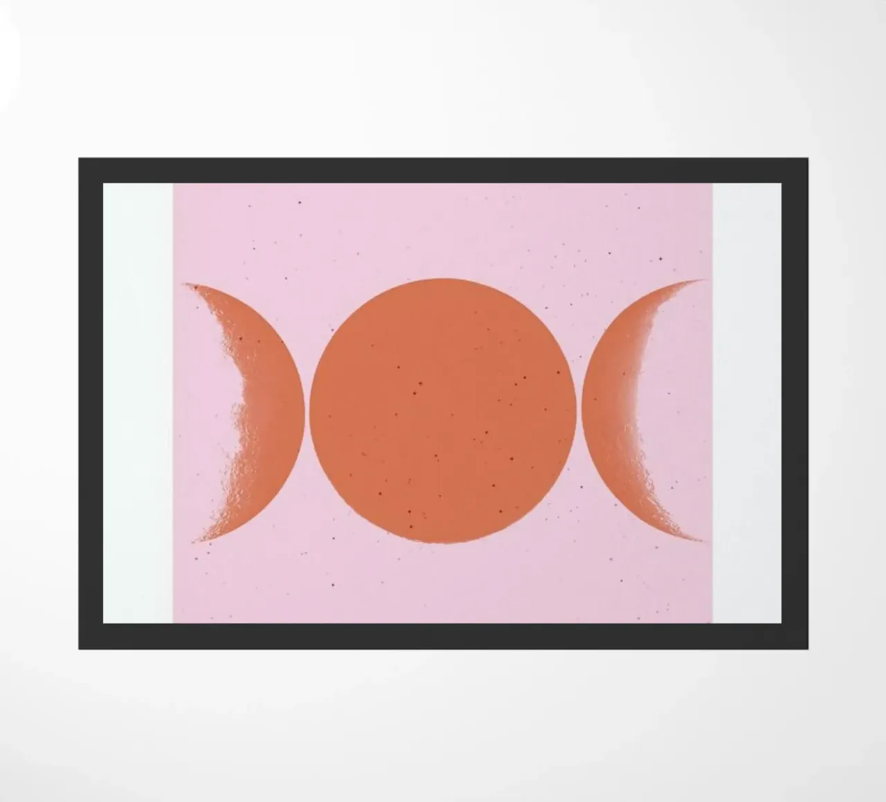 Orange Moon deurmat van daylight design studio