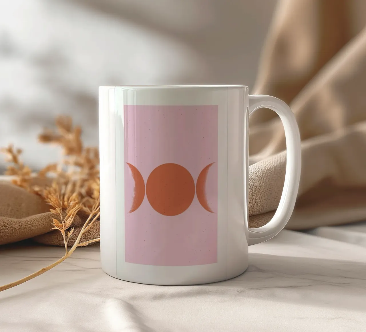 Orange Moon tazza in ceramica da daylight design studio