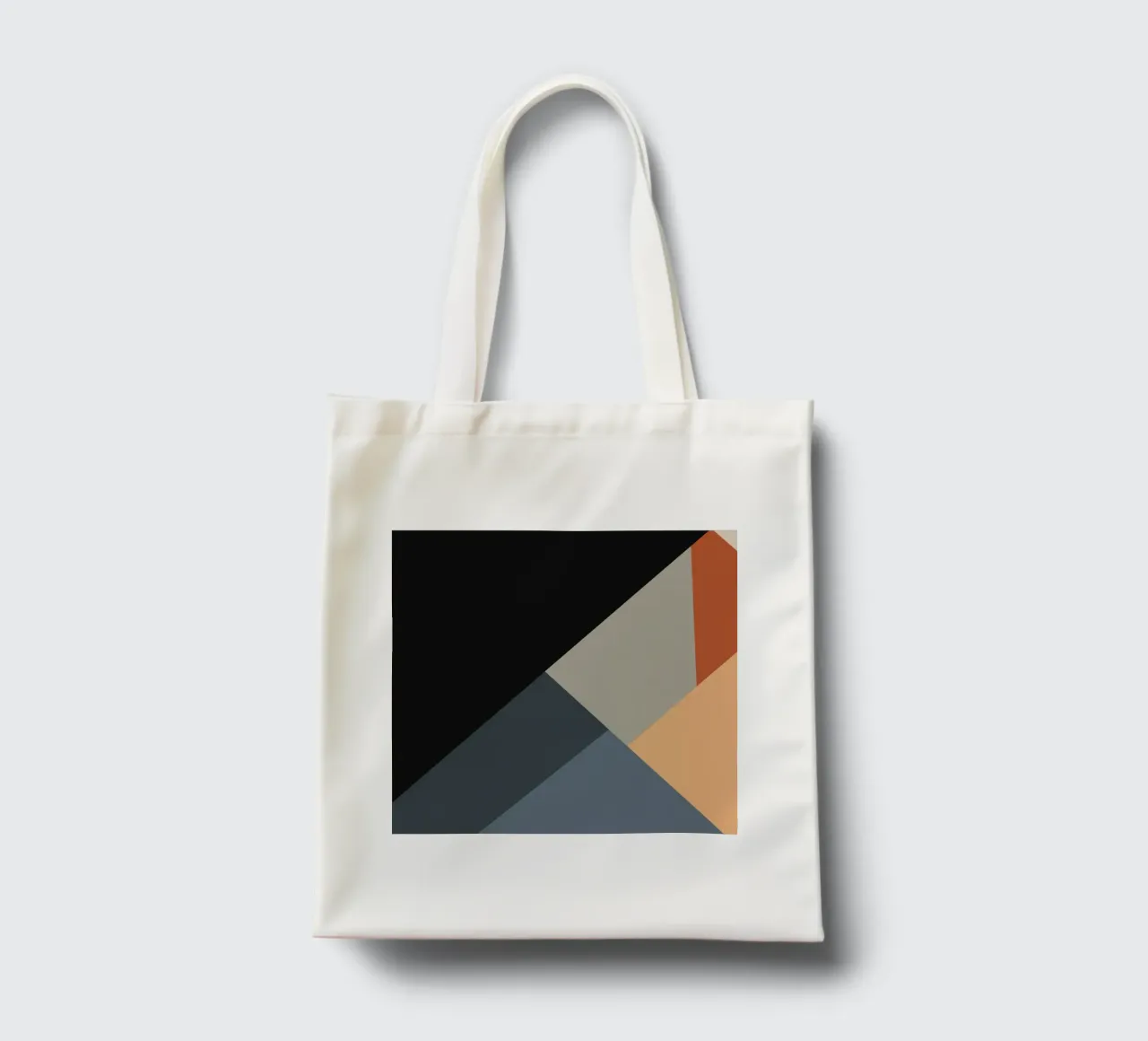 Minimal Muted color geometrical nordic art 06 #1 borsa in juta da Little Dean