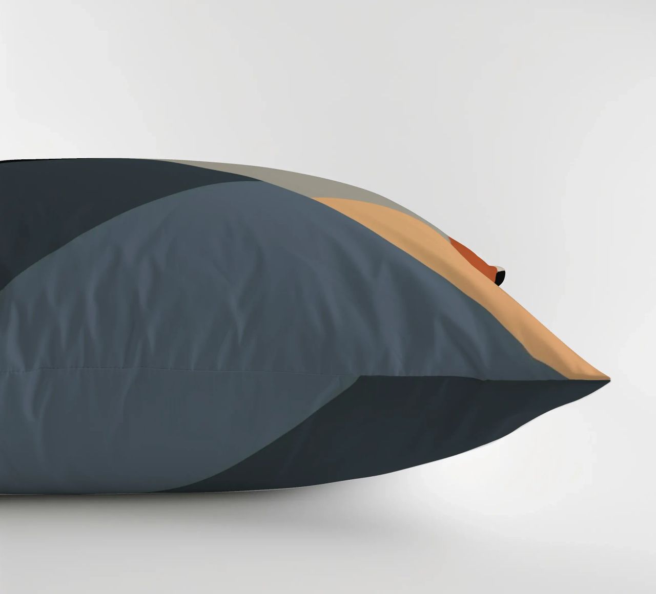 Minimal Muted color geometrical nordic art 06 #1 cuscino da Little Dean
