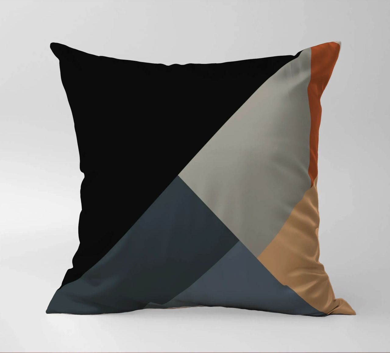 Minimal Muted color geometrical nordic art 06 #1 cuscino da Little Dean
