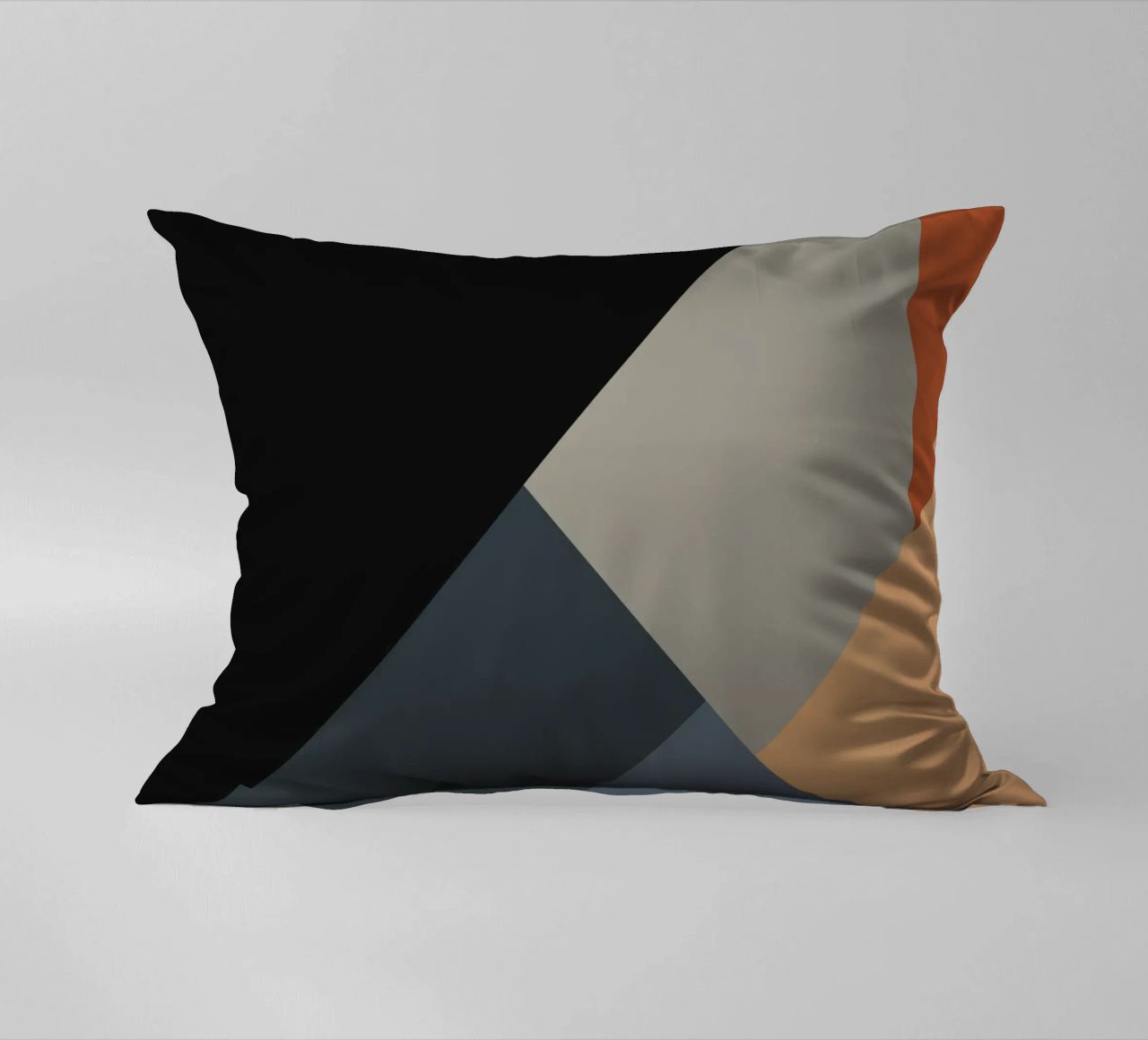 Minimal Muted color geometrical nordic art 06 #1 cuscino da Little Dean