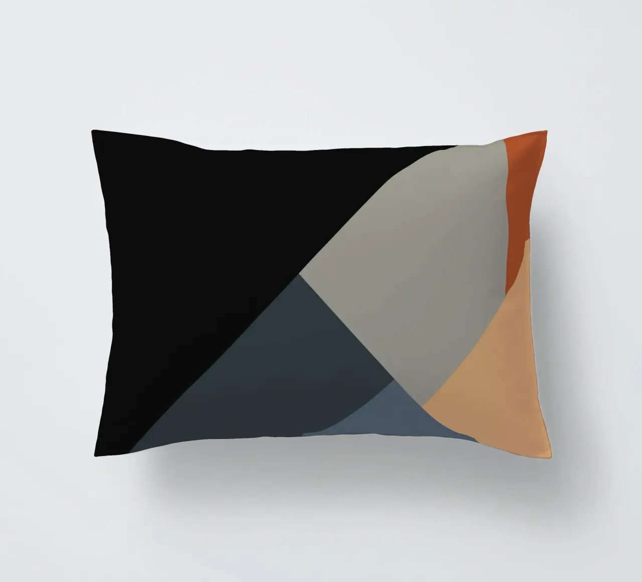 Minimal Muted color geometrical nordic art 06 #1 coussin de Little Dean