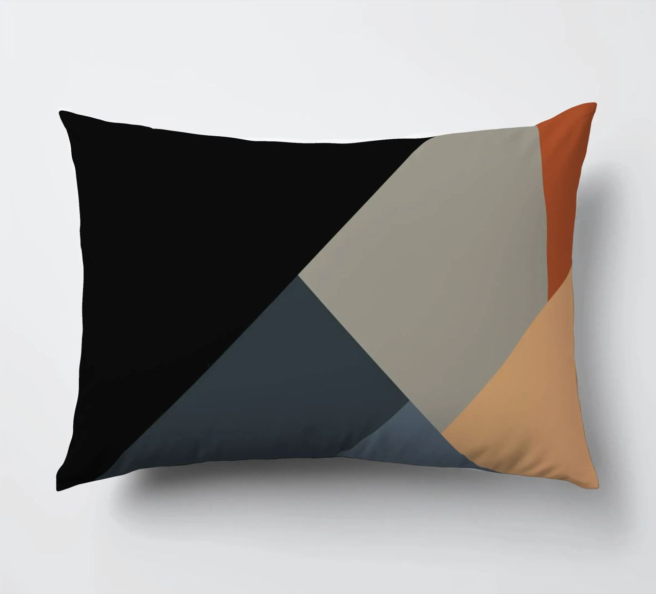 Minimal Muted color geometrical nordic art 06 #1 cuscino da Little Dean