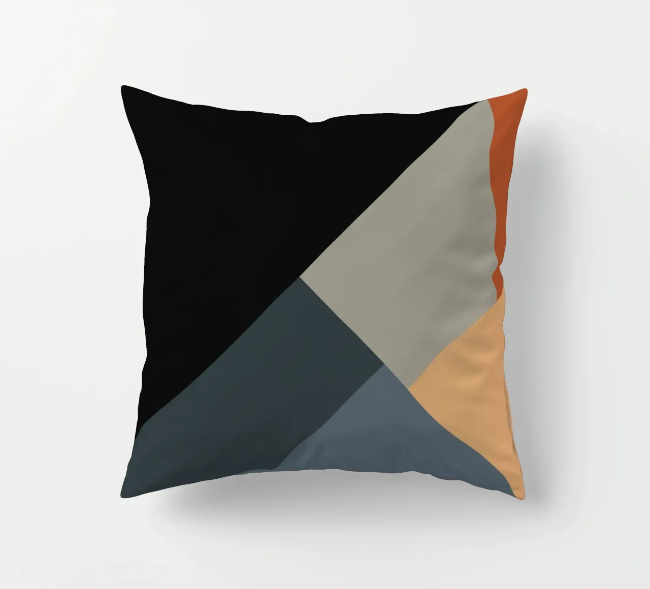 Minimal Muted color geometrical nordic art 06 #1 coussin de Little Dean