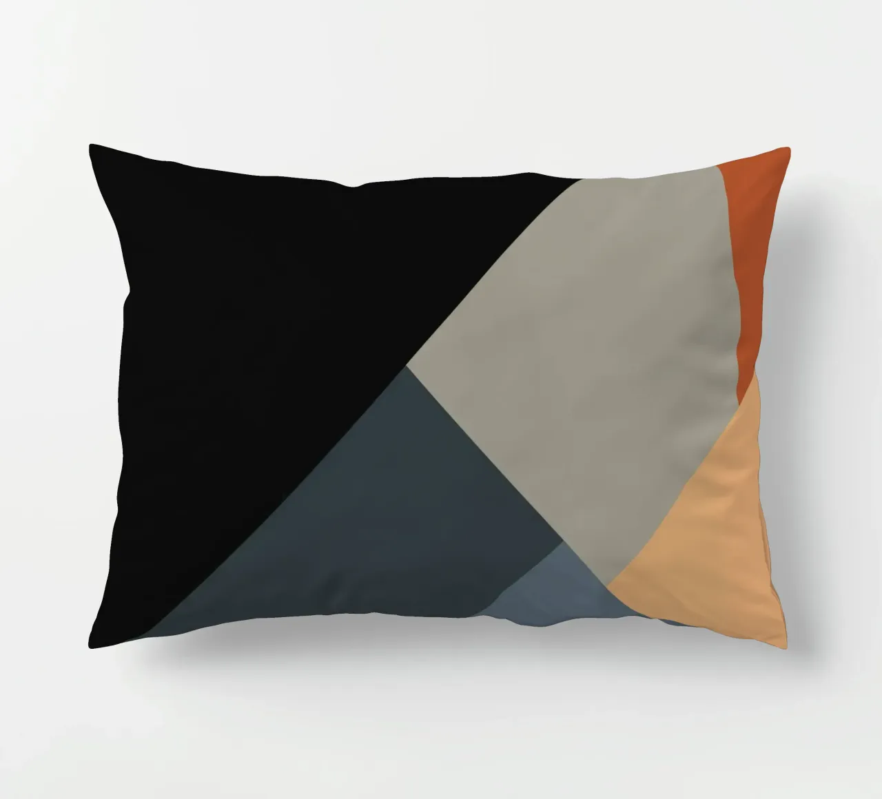 Minimal Muted color geometrical nordic art 06 #1 cuscino da Little Dean