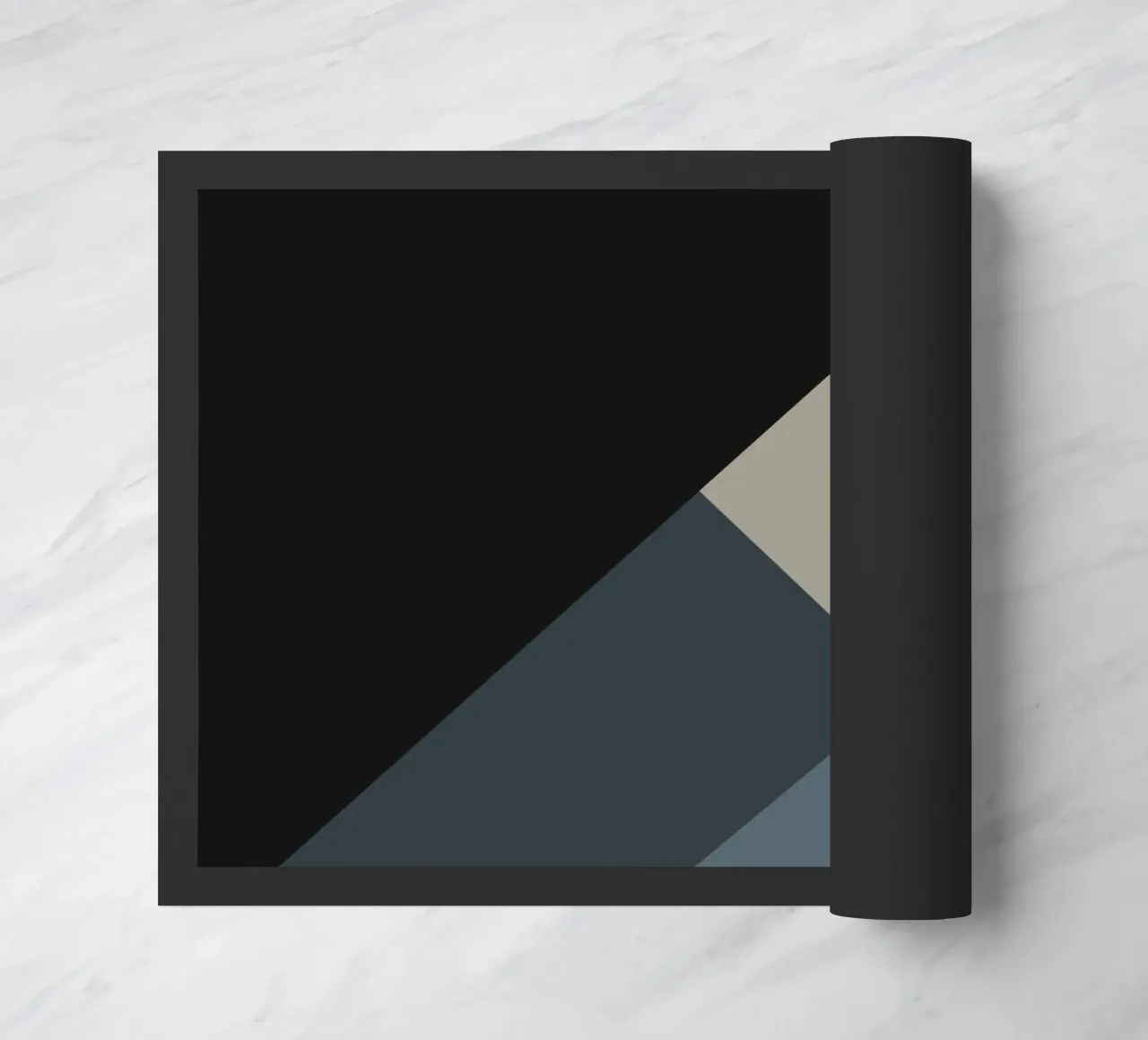 Minimal Muted color geometrical nordic art 06 #1 zerbino da Little Dean