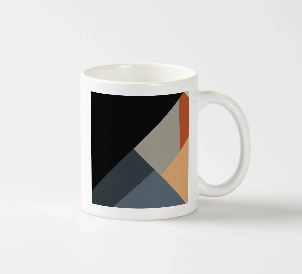 Minimal Muted color geometrical nordic art 06 #1 tazza in ceramica da Little Dean