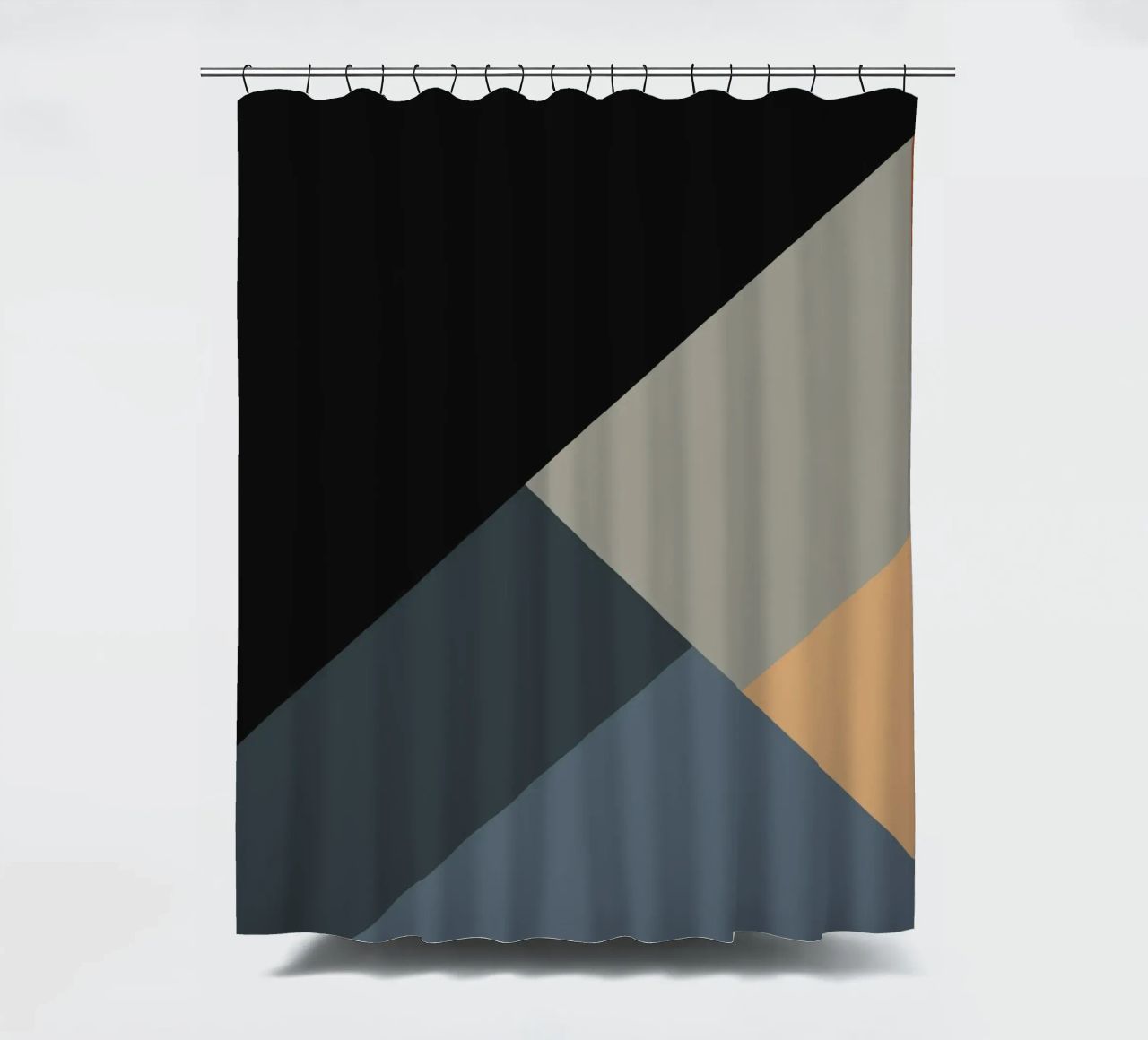 Minimal Muted color geometrical nordic art 06 #1 tenda da doccia da Little Dean