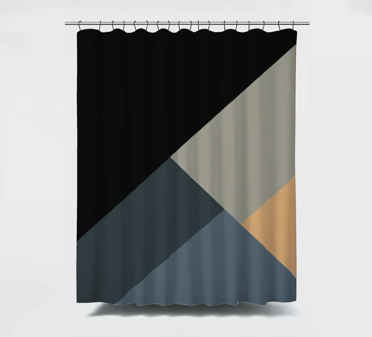 Minimal Muted color geometrical nordic art 06 #1 tenda da doccia da Little Dean