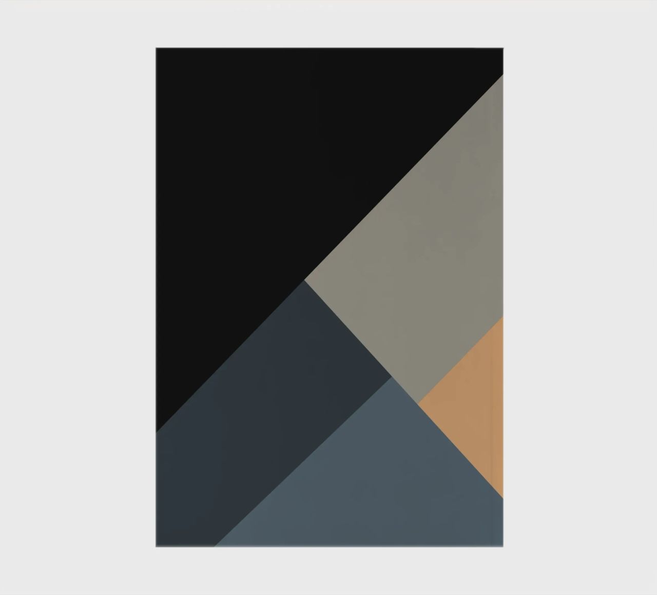 Minimal Muted color geometrical nordic art 06 #1 diario da Little Dean