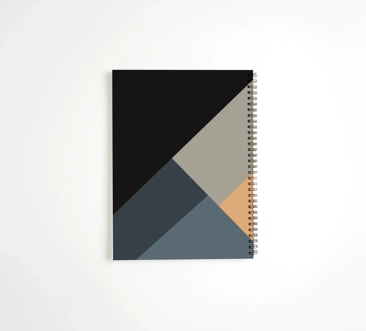 Minimal Muted color geometrical nordic art 06 #1 diario ad anelli da Little Dean