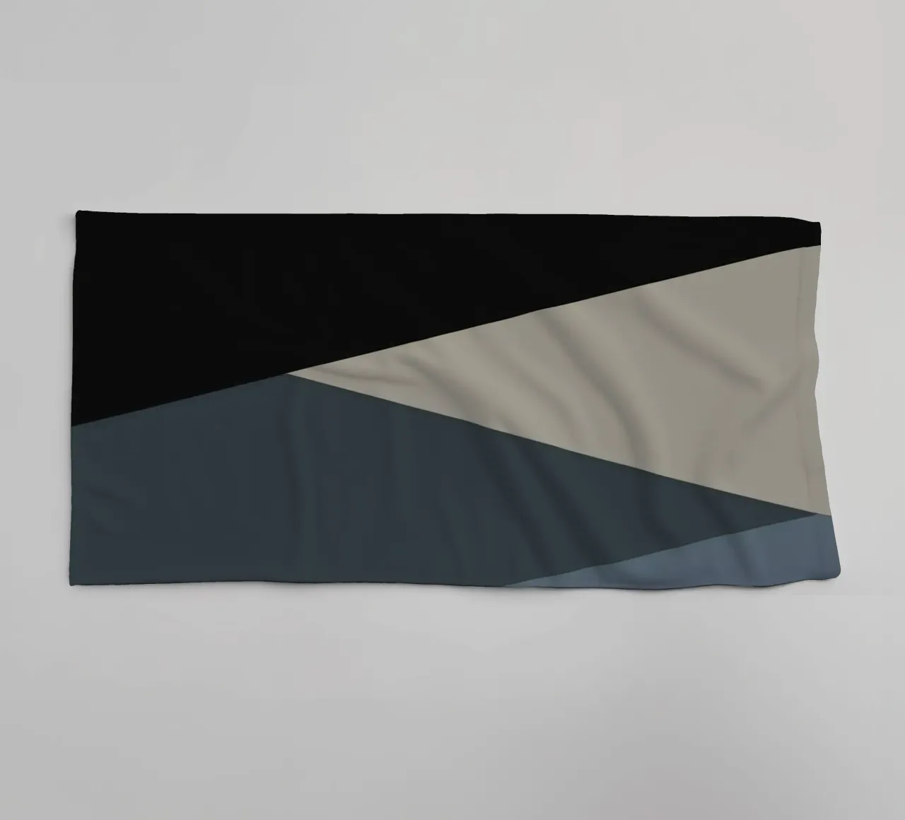 Minimal Muted color geometrical nordic art 06 #1 towel by Little Dean