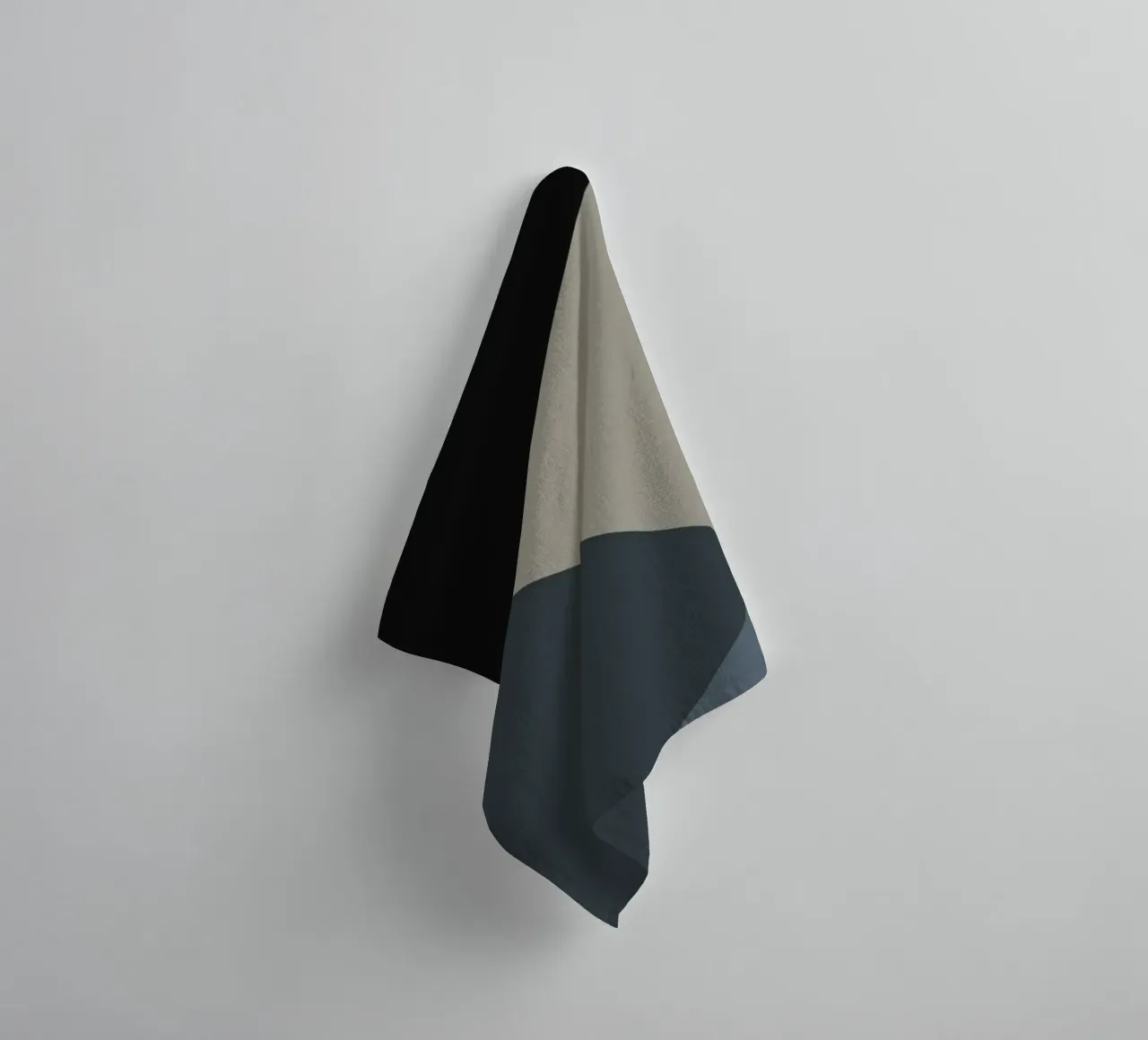 Minimal Muted color geometrical nordic art 06 #1 towel by Little Dean