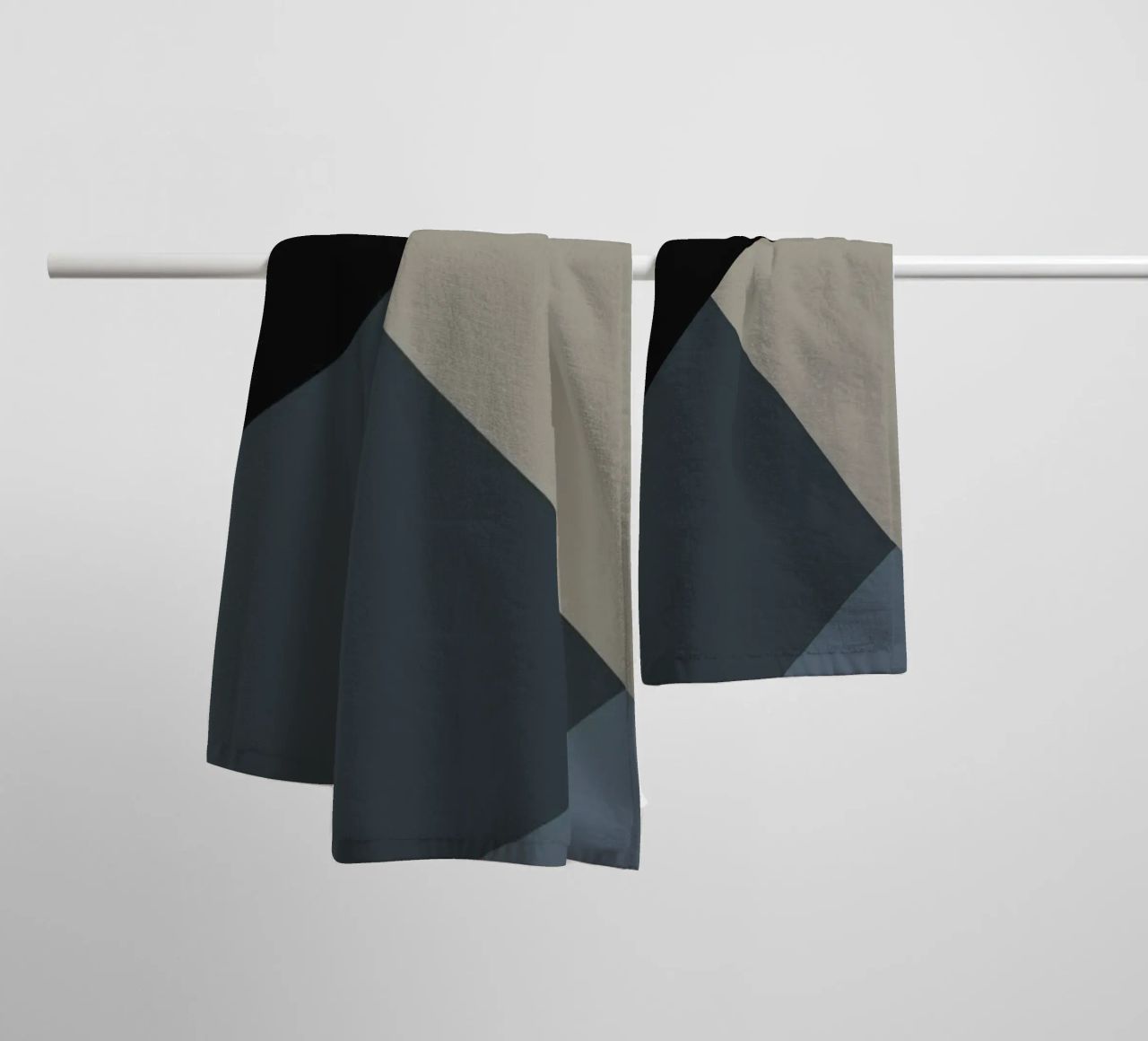 Minimal Muted color geometrical nordic art 06 #1 asciugamano da bagno da Little Dean