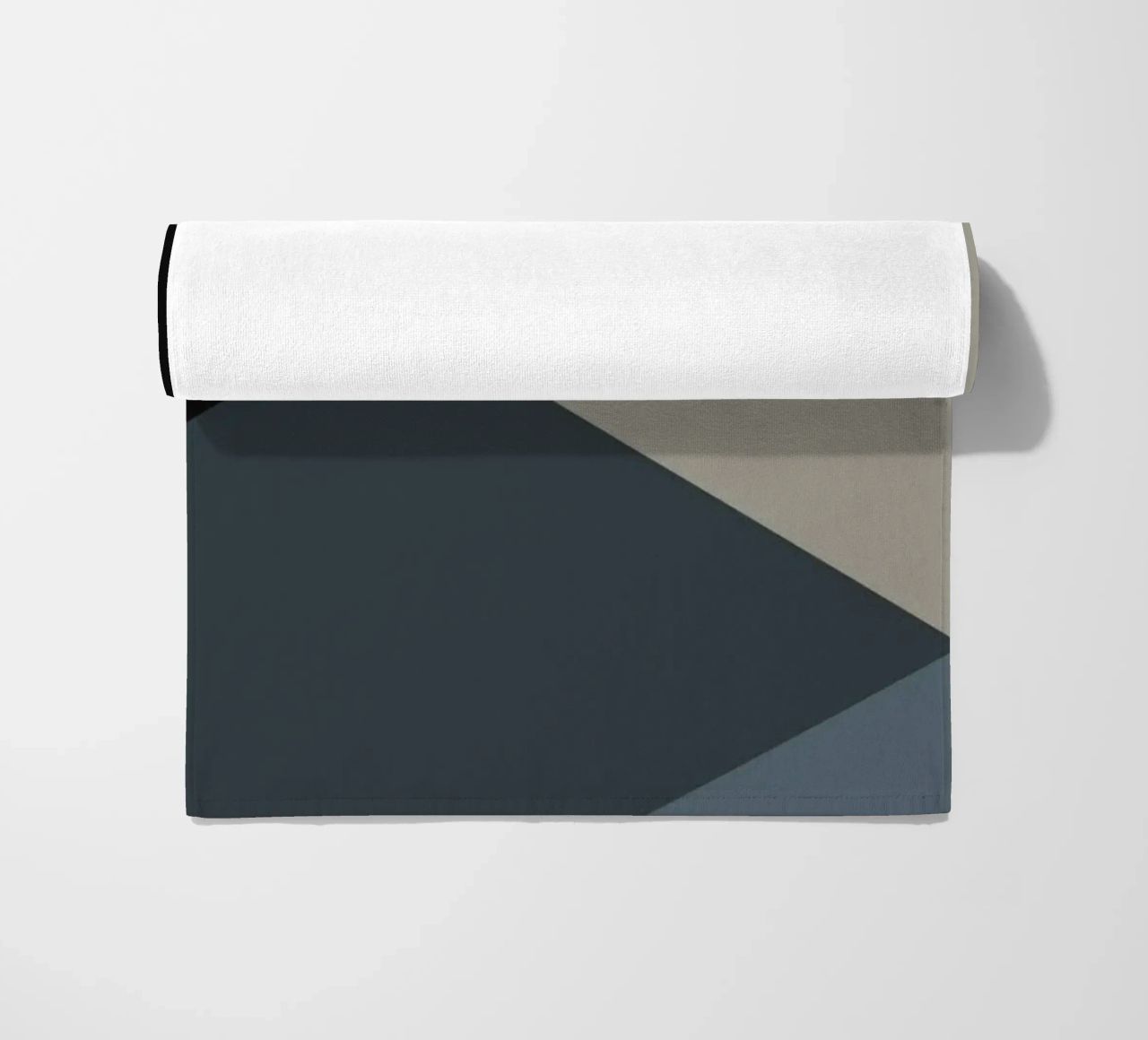 Minimal Muted color geometrical nordic art 06 #1 telo mare da Little Dean