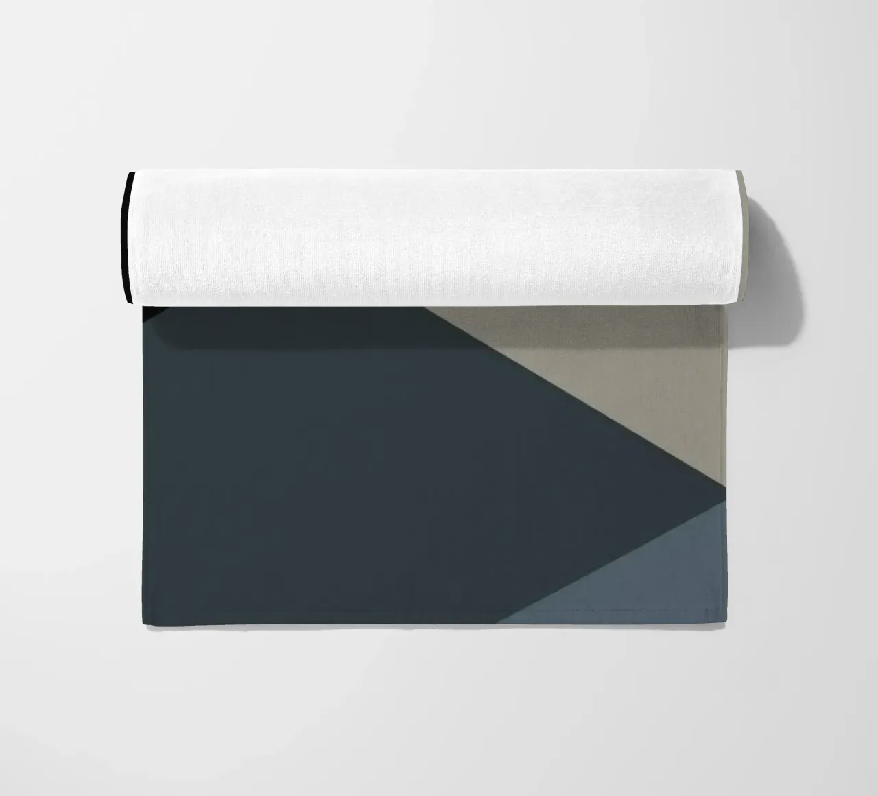 Minimal Muted color geometrical nordic art 06 #1 telo mare da Little Dean