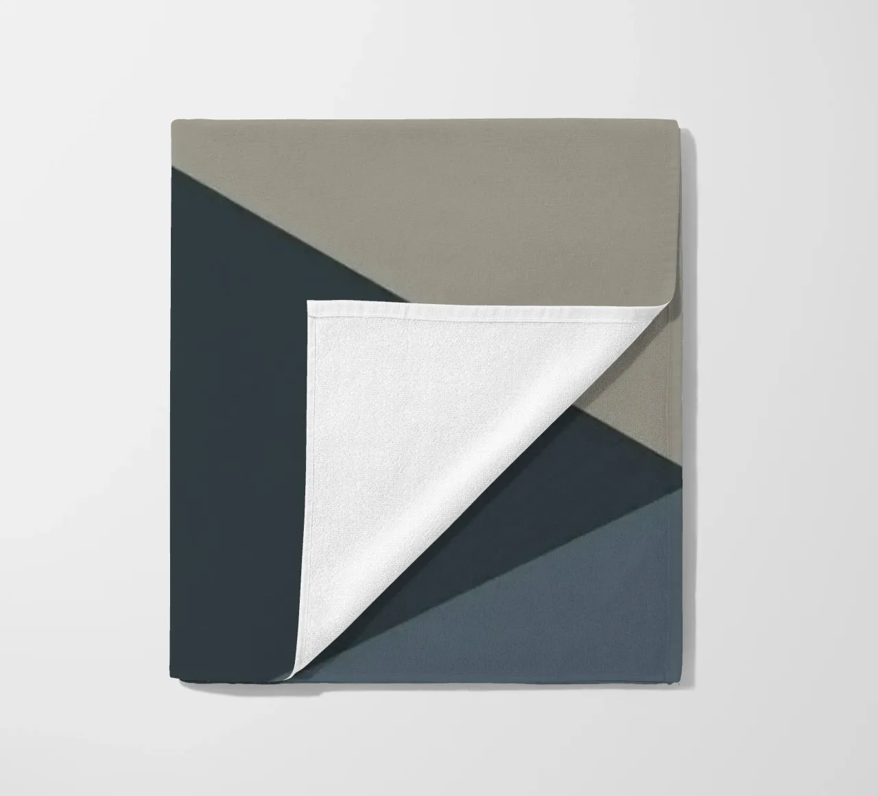 Minimal Muted color geometrical nordic art 06 #1 telo mare da Little Dean