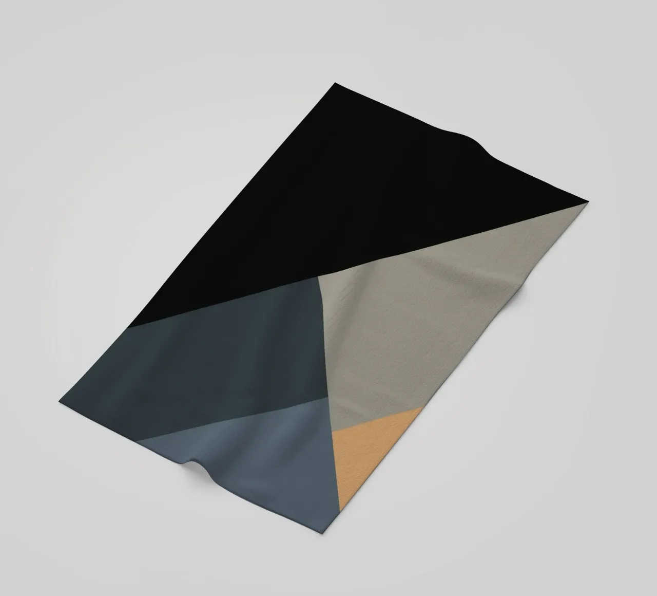 Minimal Muted color geometrical nordic art 06 #1 telo mare da Little Dean