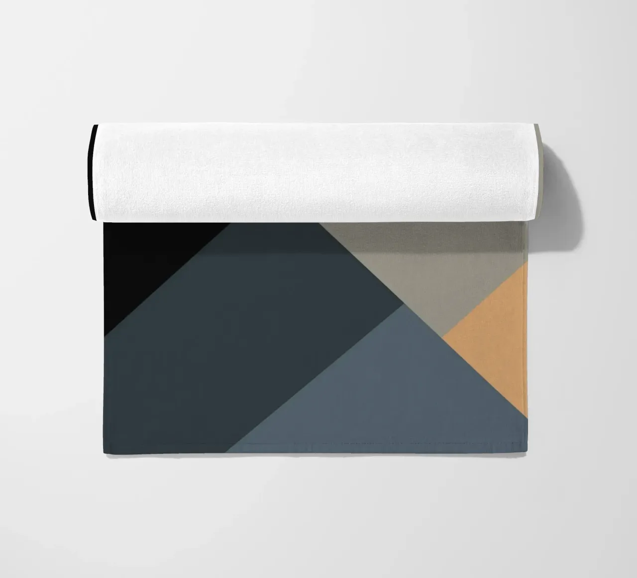 Minimal Muted color geometrical nordic art 06 #1 telo mare da Little Dean
