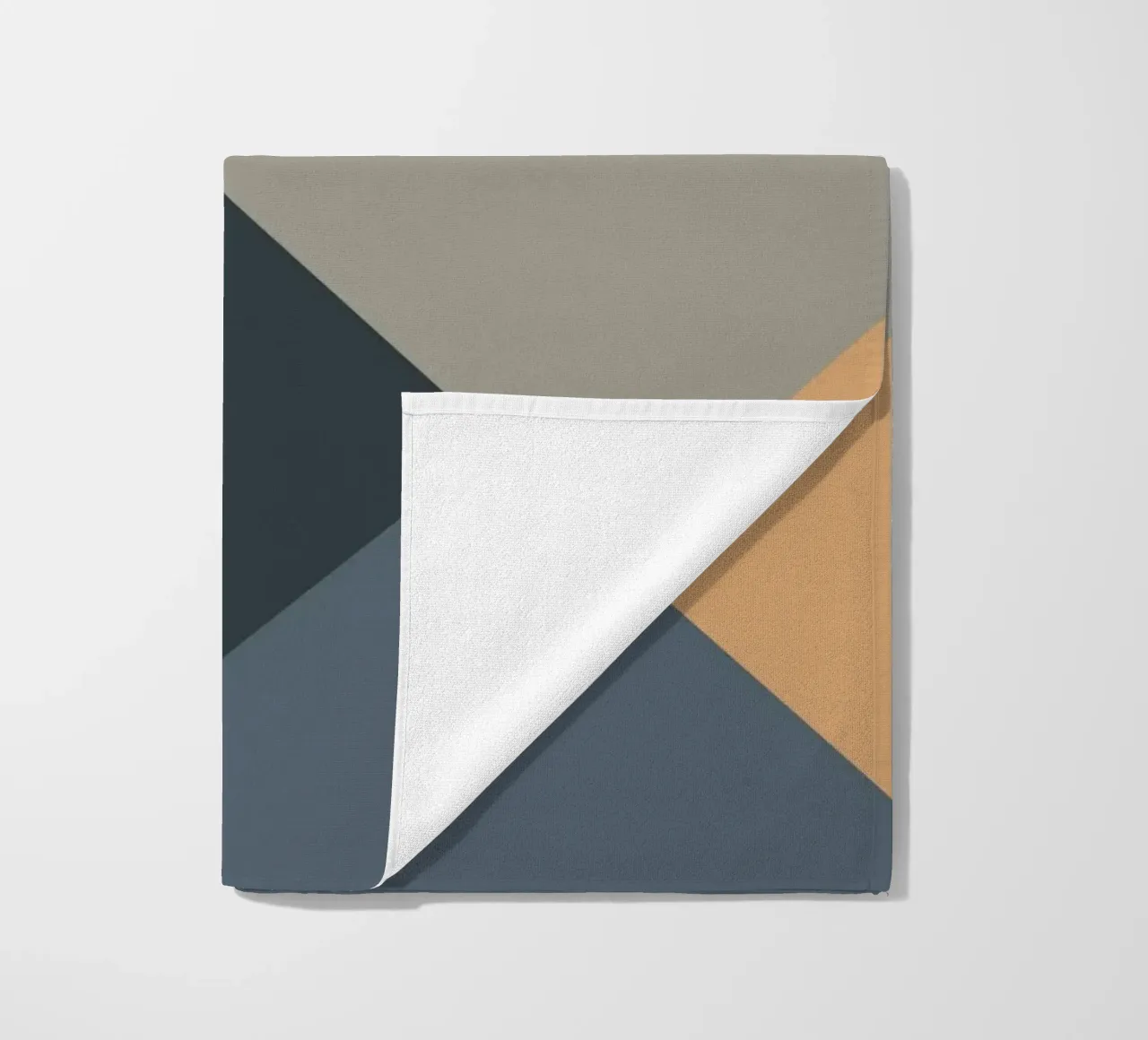 Minimal Muted color geometrical nordic art 06 #1 telo mare da Little Dean