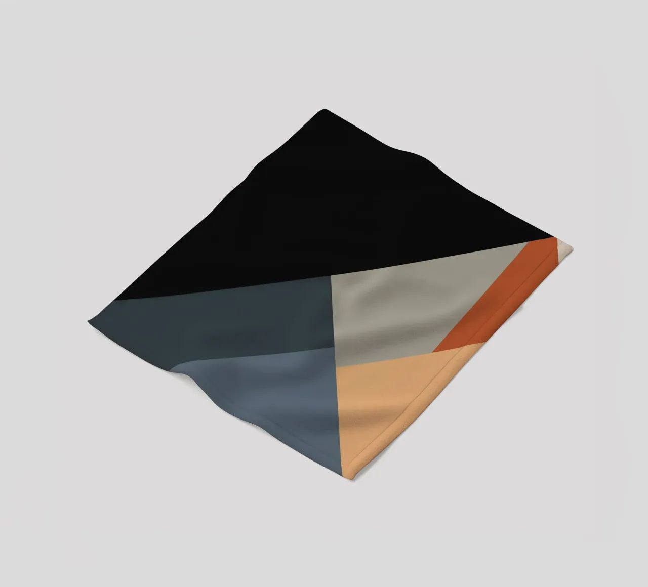 Minimal Muted color geometrical nordic art 06 #1 coperta in pile da Little Dean