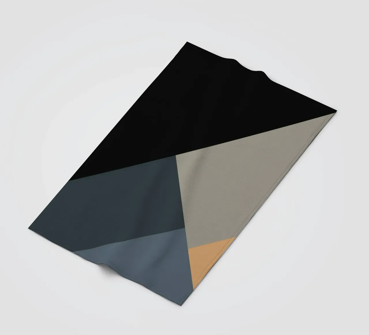 Minimal Muted color geometrical nordic art 06 #1 coperta in pile da Little Dean
