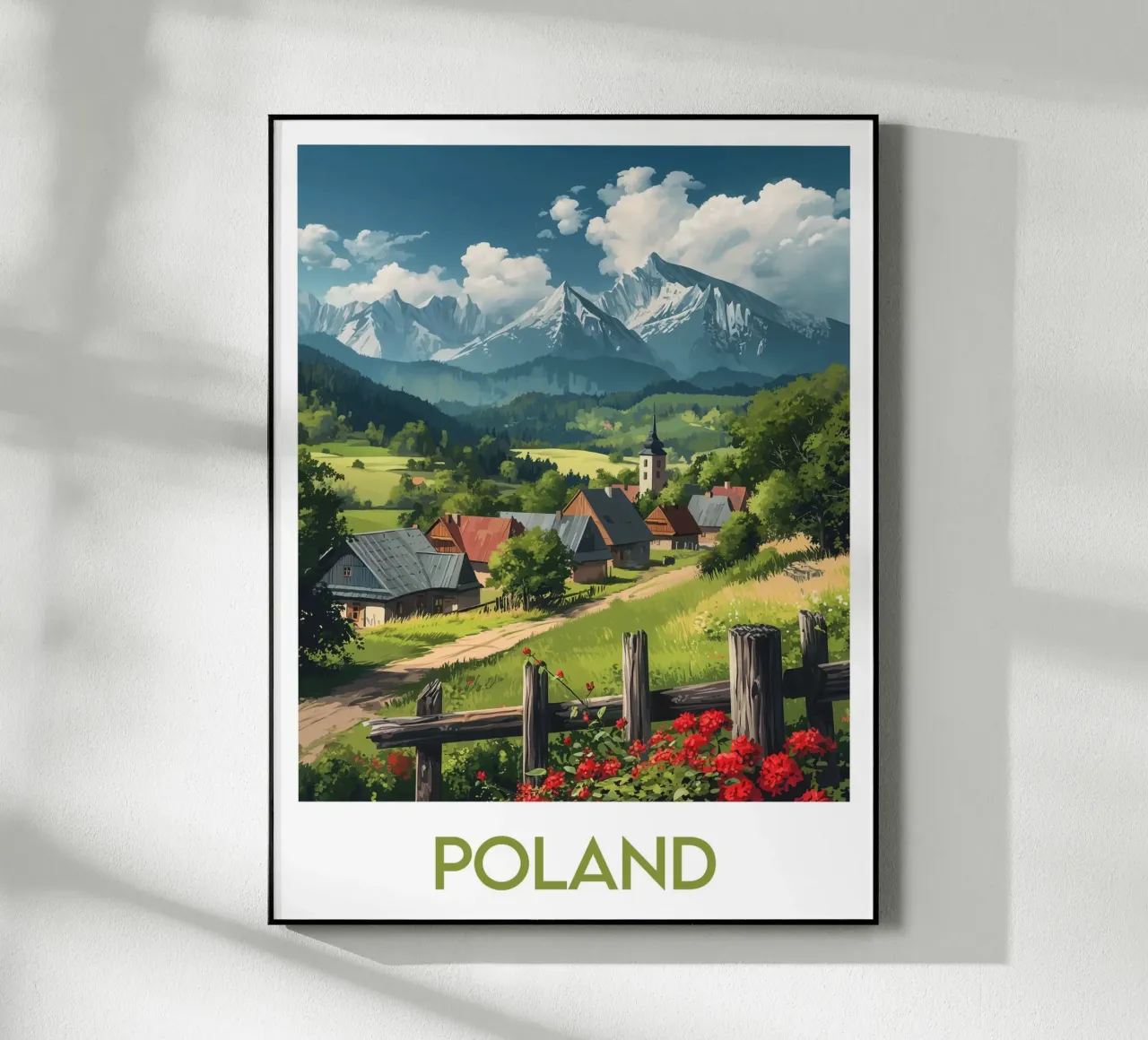 Affiche Pologne plexiglass da Frame the World
