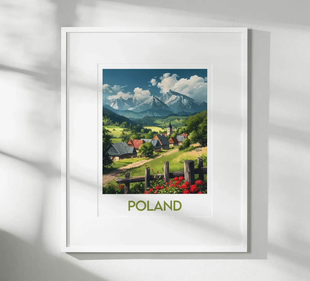 Affiche Pologne poster da Frame the World