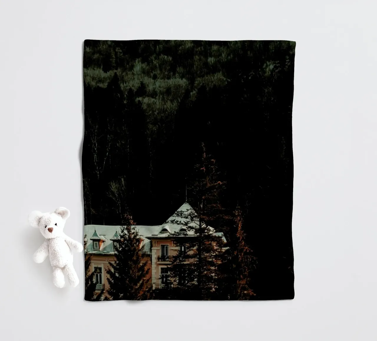 Idyllic House In The Woods II coperta in pile da Sebastian Hilgetag