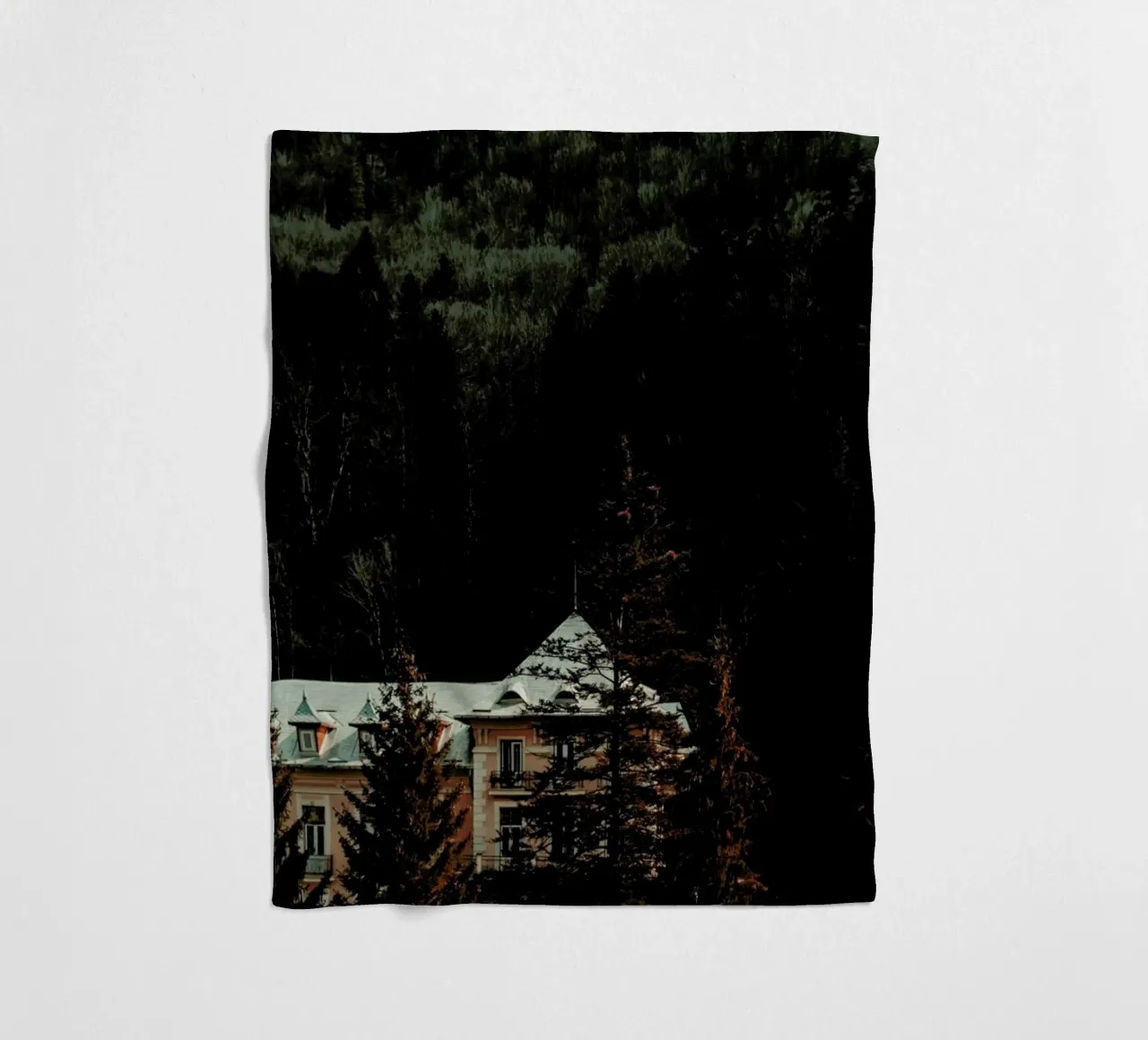 Idyllic House In The Woods II coperta in pile da Sebastian Hilgetag