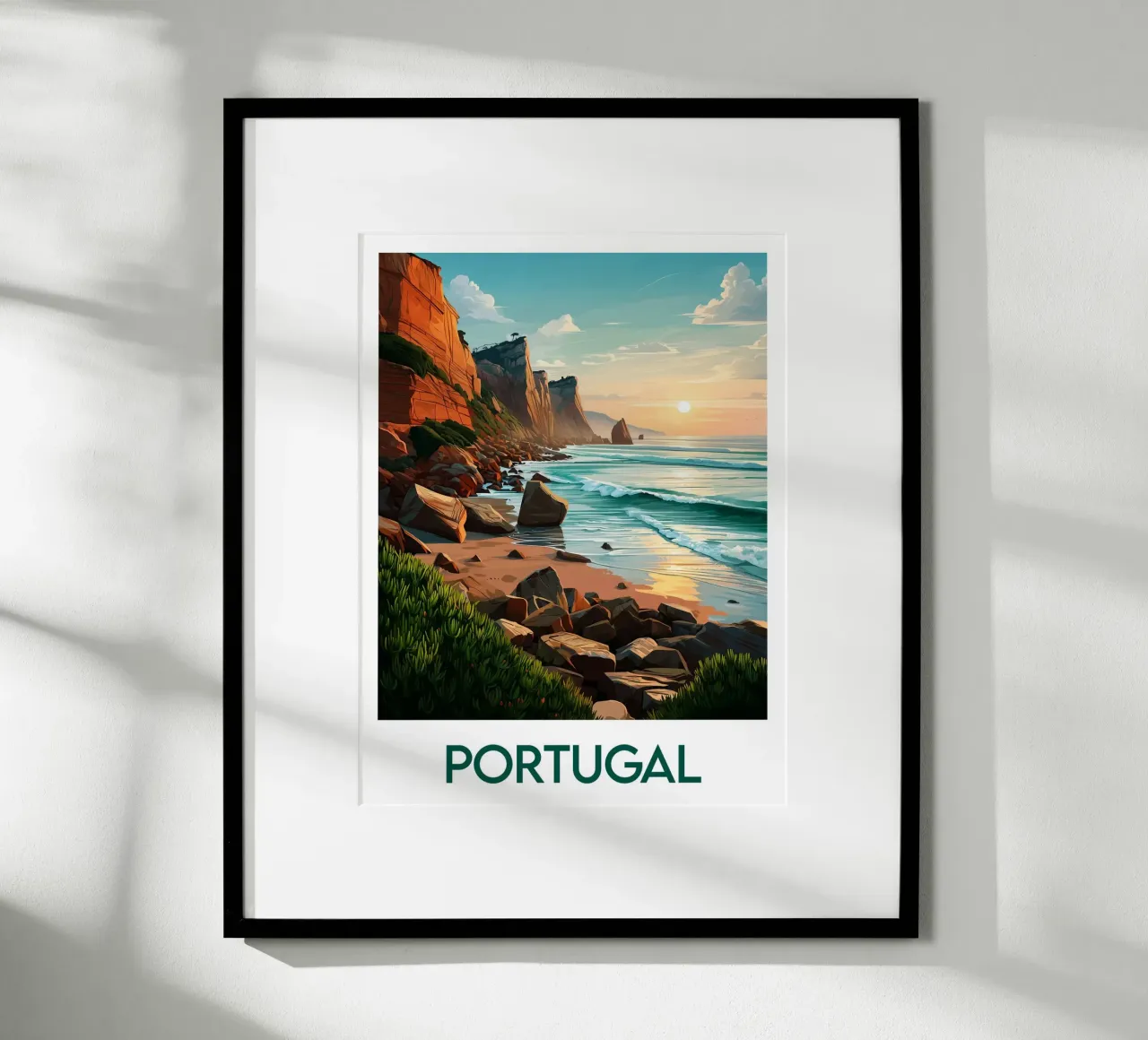 Affiche Portogallo poster con telaio in plastica da Frame the World