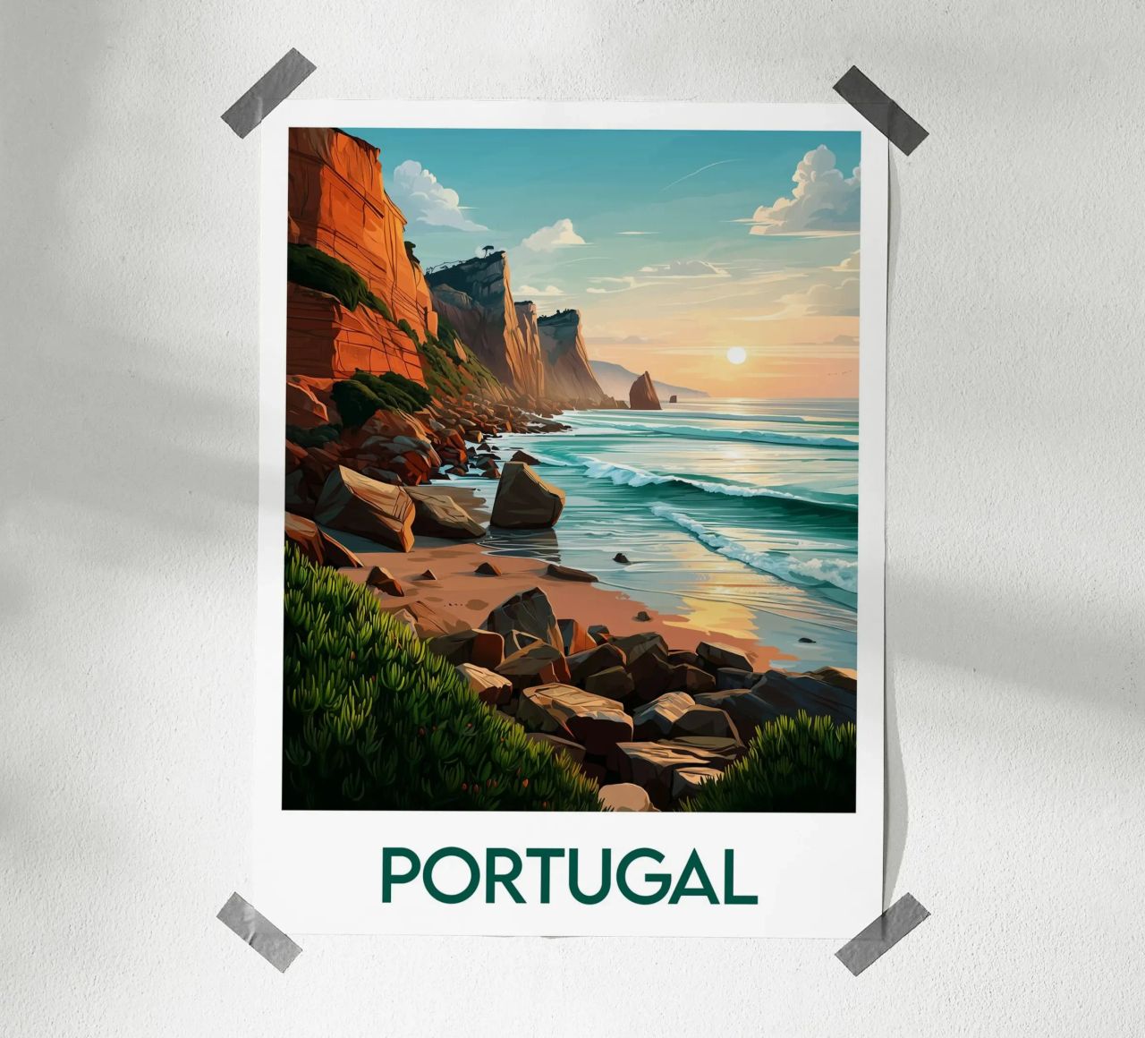 Affiche Portugal poster de Frame the World