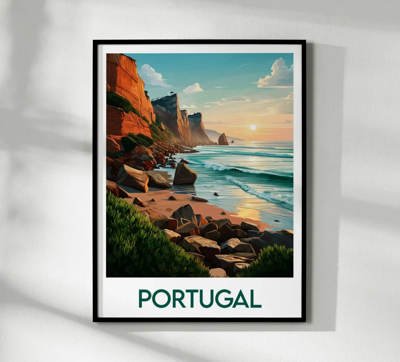 Affiche Portogallo poster con telaio in plastica da Frame the World