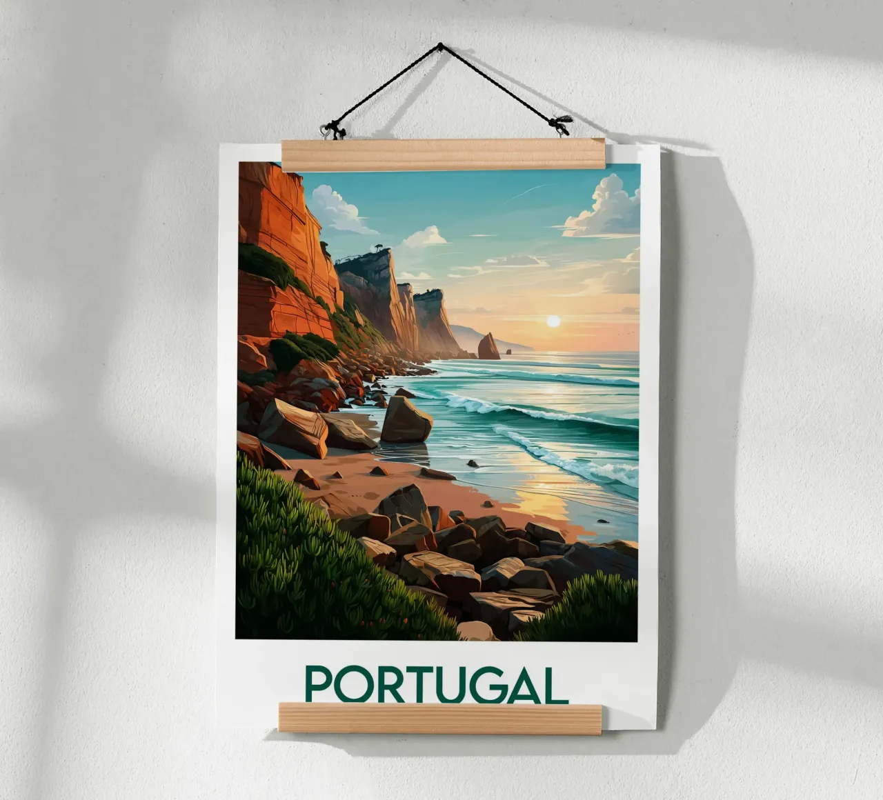 Affiche Portogallo poster con telaio in plastica da Frame the World