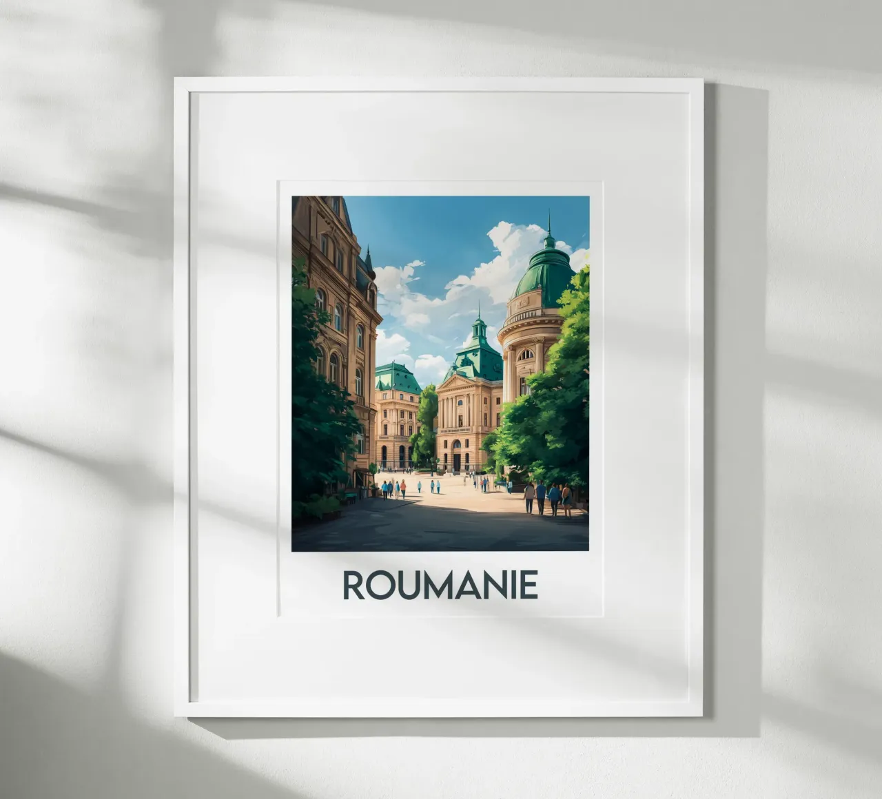 Affiche Roumanie poster da Frame the World