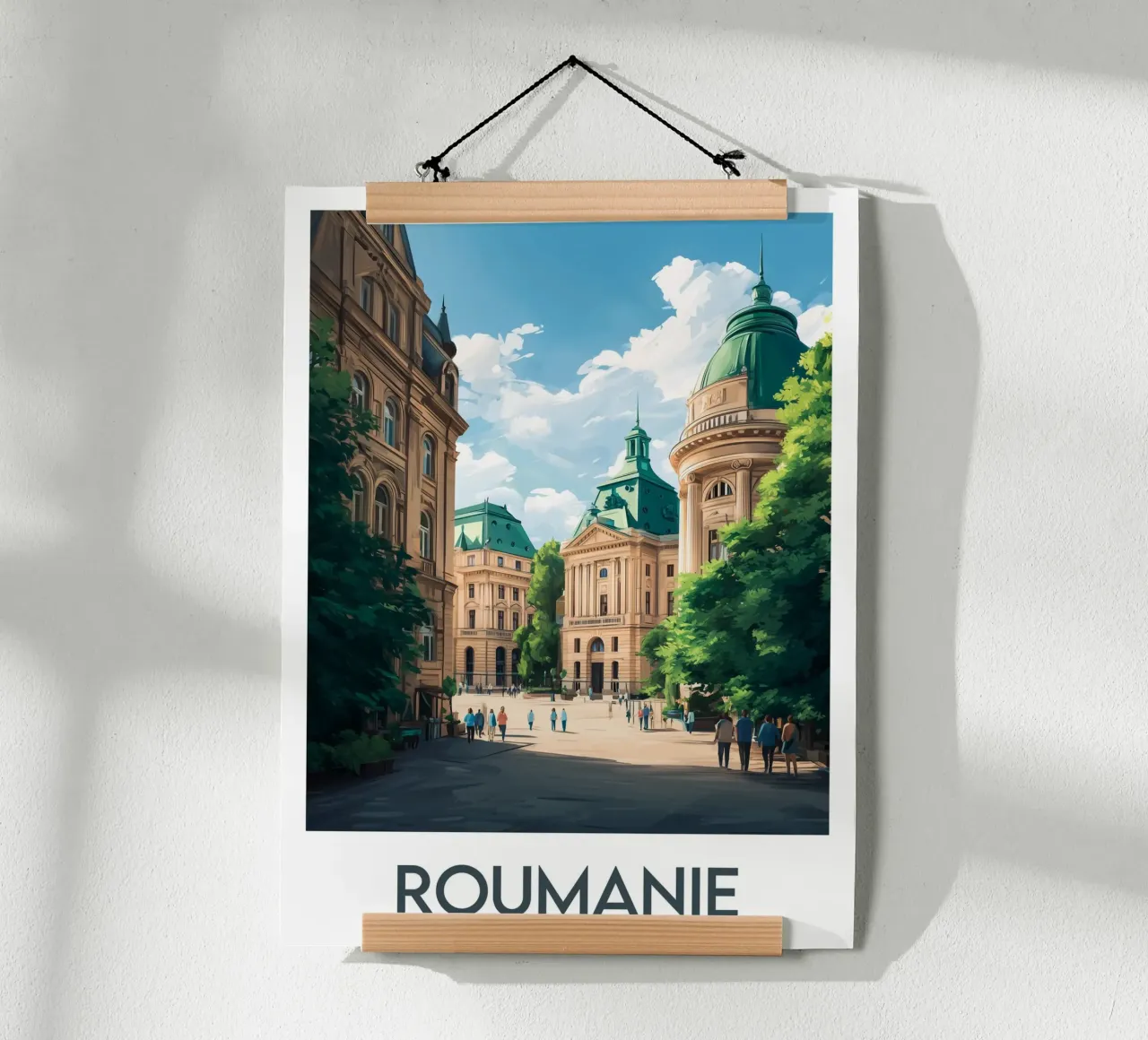 Affiche Roumanie poster da Frame the World